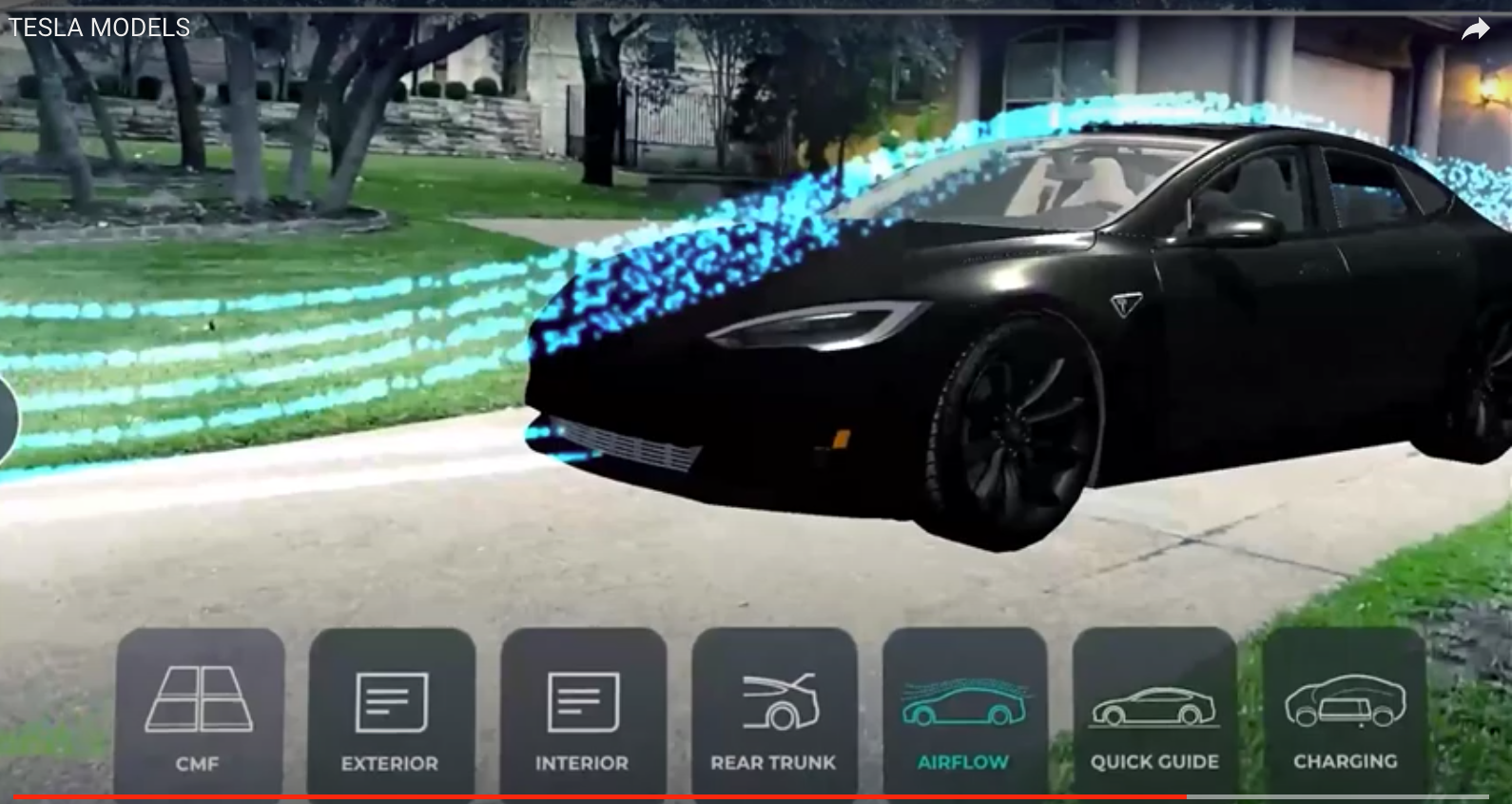 AR puts a Tesla in your driveway.